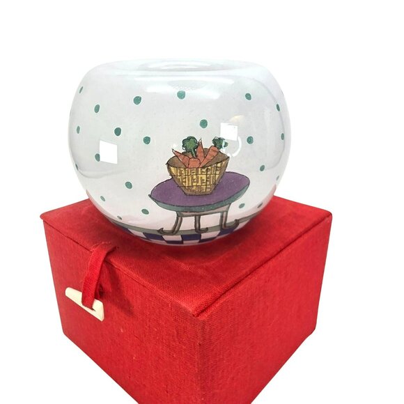 Easter Bunny Glass Bunny Tea Light Holder With Gift Box JE308 - Picture 5 of 9